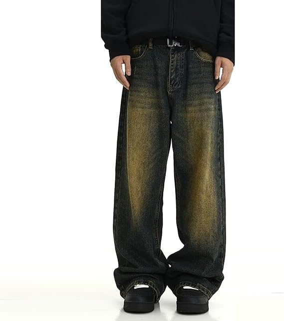 Marcel | Modische Baggy Jeans mit Weitem Bein