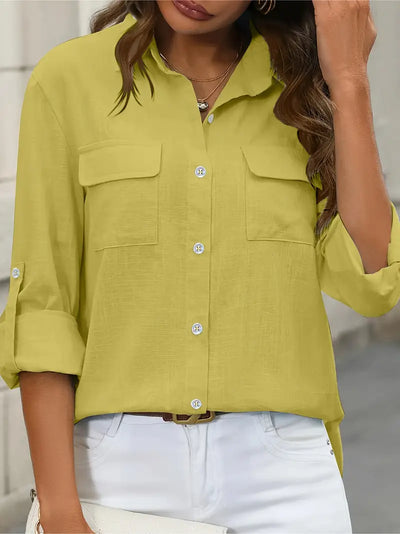 Athena - Baumwollhemd Mit Fronttaschen