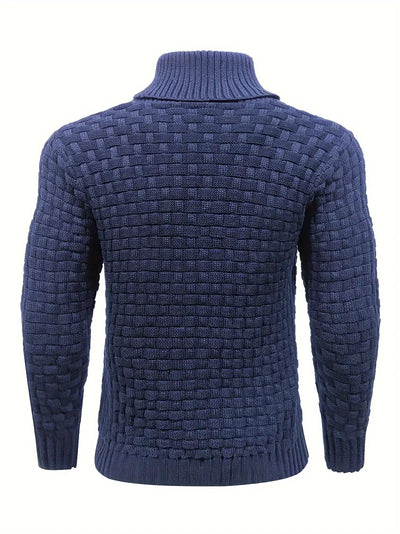 Mark | Elegantes gewebtes Design Herrenstrickpullover