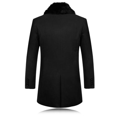 Blaise | Eleganter zeitloser Stil Langer Mantel für Herren