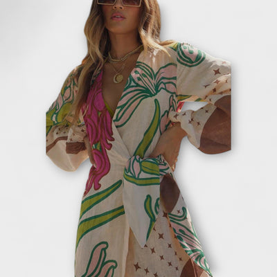 Tracey - Bindetunika Maxikleid