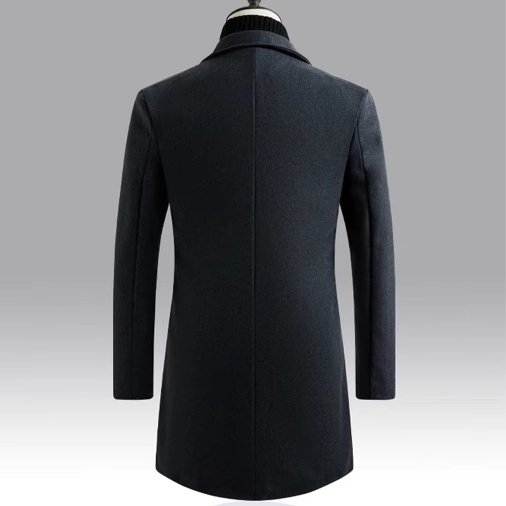 Hagbern - Stilvolle Mantel Jacke Herren – Klassischer Herbst- und Wintermantel