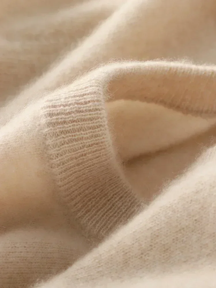 Nordman - Wollpullover Herren – Praktischer Strickpullover mit Zipper-Kragen