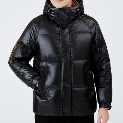 Altwarm - Daunenjacke Herren Winddicht Wasserabweisend Mit Kapuze Übergangsjacke