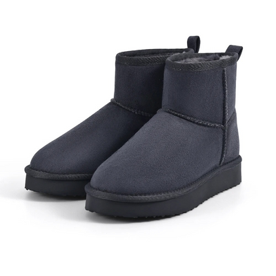 Zeviona - Damen Winterstiefel mit Fellfutter und rutschfester Gummisohle
