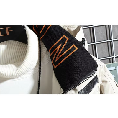 Starkon - Langer Wintermantel Herren Daunenmantel Dick Gefüttert Mit Kapuze