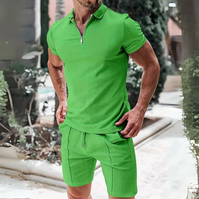Persephone | Herren Zweiteiler Sommer Set Muskel Shirt mit Shorts