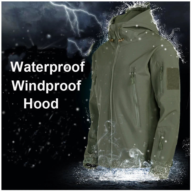 Kaltrov - Wasserdichter Wintermantel Männer – Winddicht, Leicht, Outdoorjacke