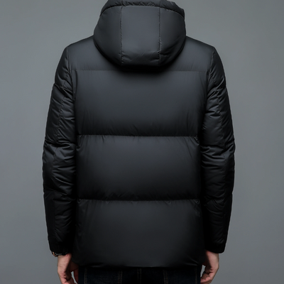 Arktjak - Daunenjacke Herren Leichte Winterjacke Mit Stehkragen und Taschen