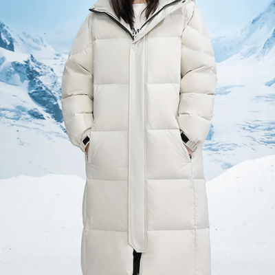 Soltwin - Langer Wintermantel Herren Warm Gefüttert Mit Kapuze Winddicht