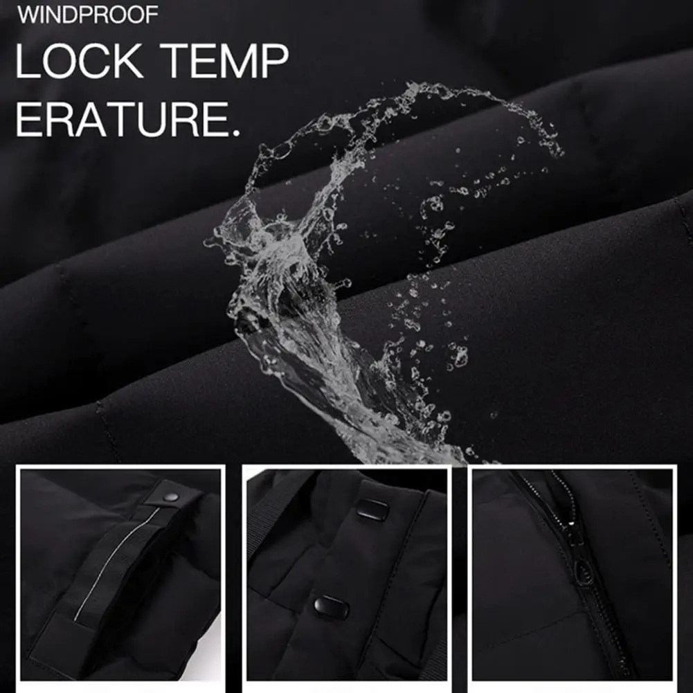 Sturmix - Pufferjacke Herren mit Kapuze und winddichtem Design für kalte Tage