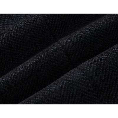 Herrmax - Langer Mantel Herren Stilvoller Wintermantel Mit Brusttasche und Revers