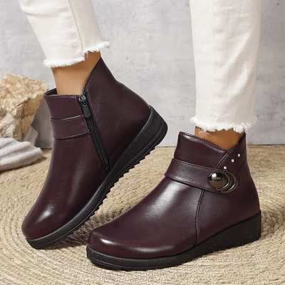 Glisina - Damen Winterstiefel mit Plüschfutter und wasserdichtem Design