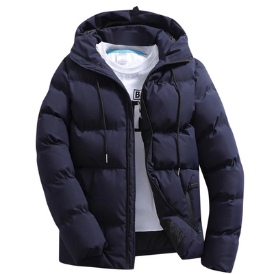 Jackend - Pufferjacke Herren Mit Fleecefutter Warm Gefüttert Winterjacke