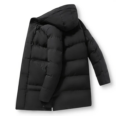 Quilmax - Pufferjacke Herren mit Kapuze und winddichter, wasserabweisender Funktion