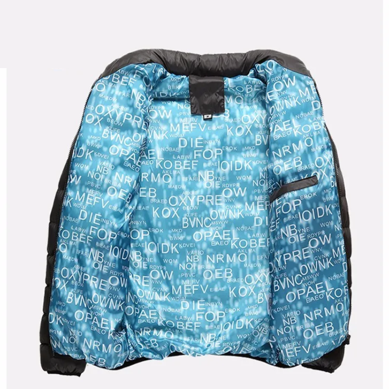 Zindrak - Gewattierte Jacke Herren Winddicht Dick Gefüttert Winterjacke