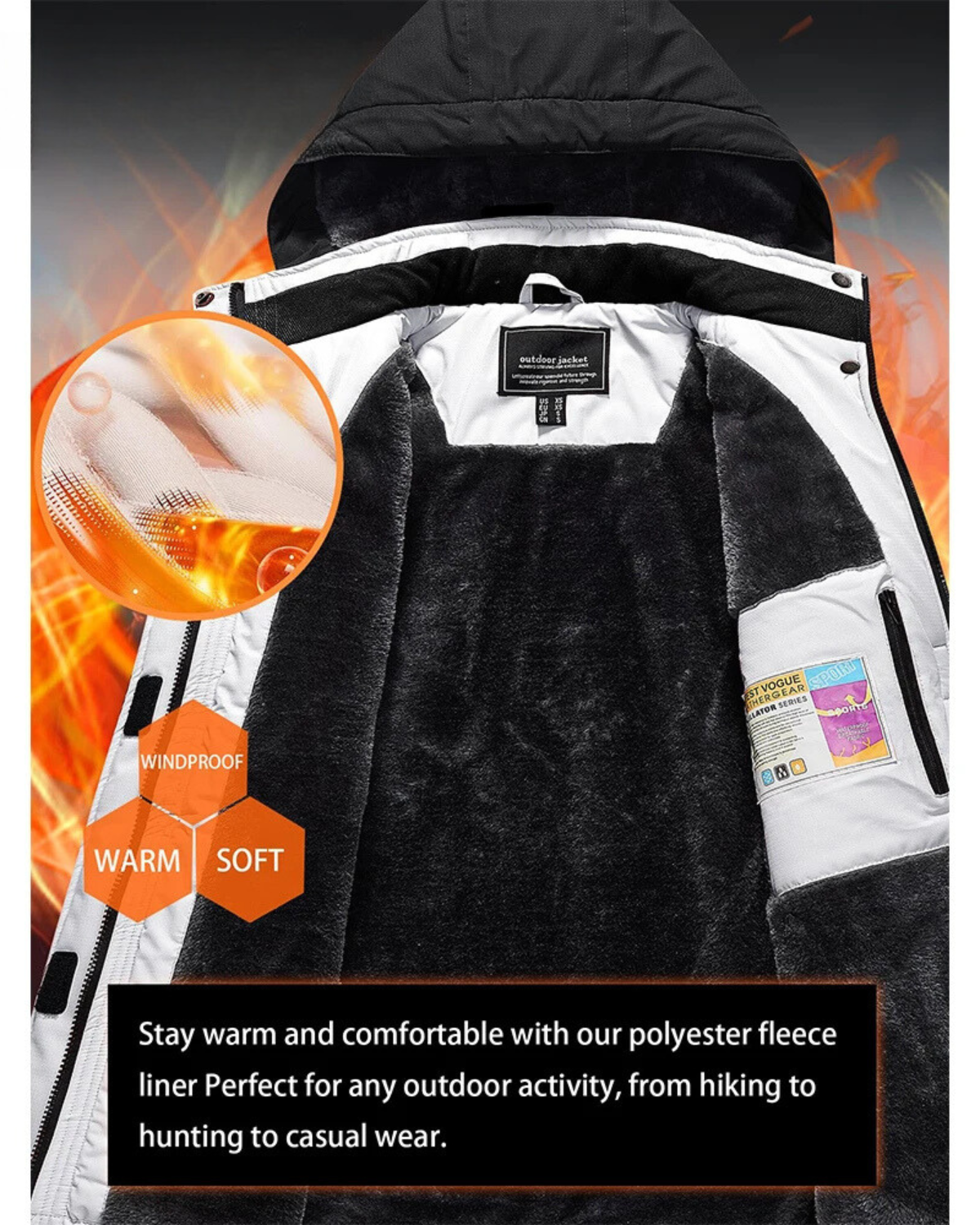 Schneus - Wasserdichter Wintermantel Männer – Wetterfest, Atmungsaktiv, Mit Kapuze