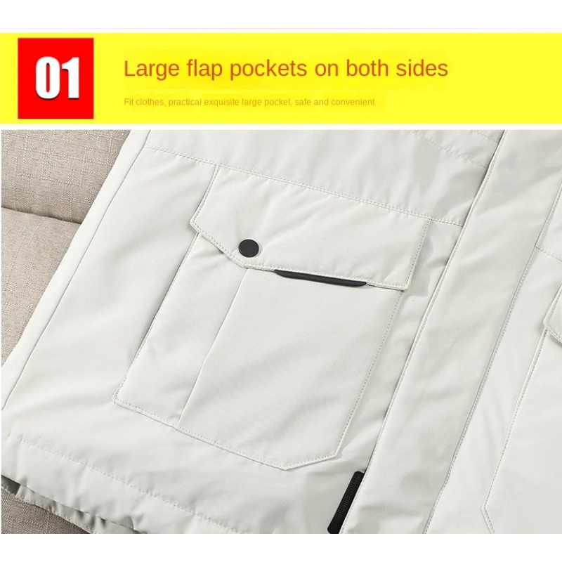 Sturmen - Parka Winterjacke Herren – Wetterfest, Fleece Innenfutter, Outdoorjacke