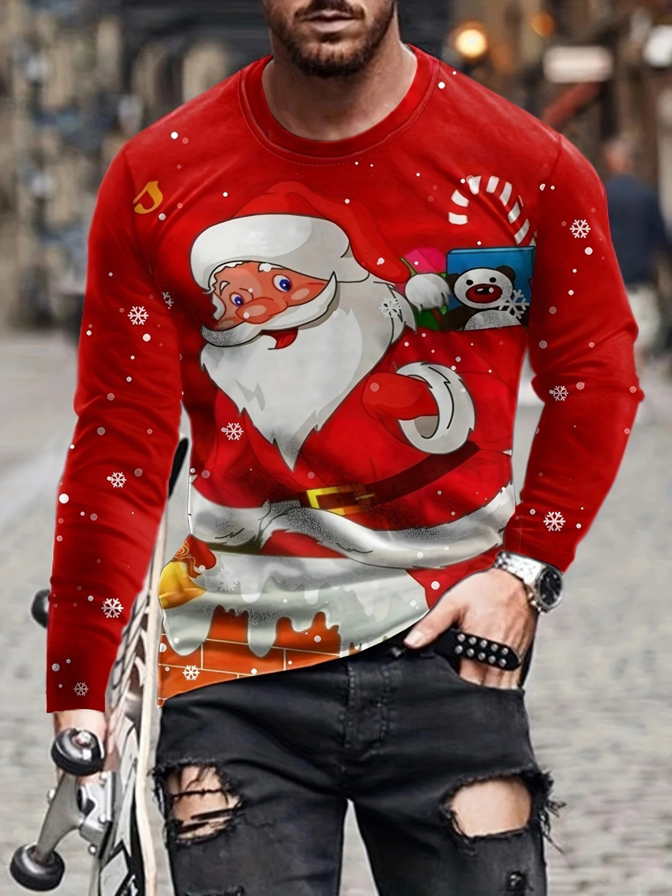 Festorn - Kreativer Weihnachtspullover – Perfekt für die Weihnachtszeit