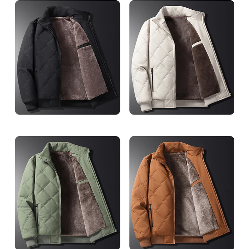 Puffher - Pufferjacke Herren Steppjacke Wasserdicht Winddicht Warm