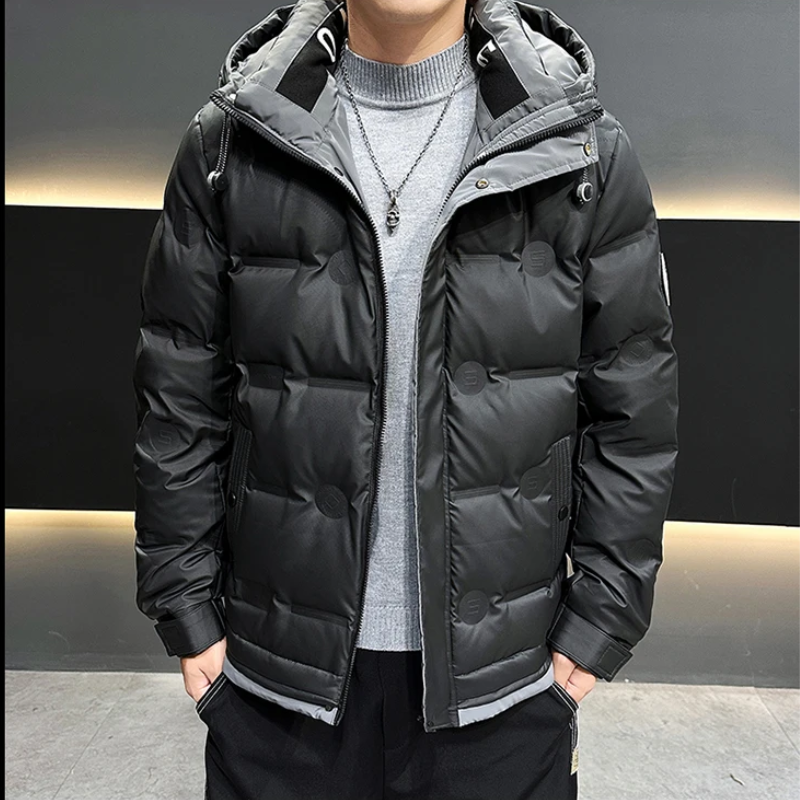 Kälteex - Daunenjacke Herren Warm Gefüttert Übergangsjacke Mit Reißverschluss