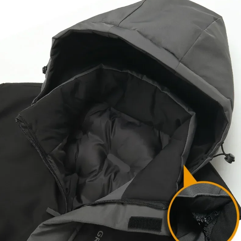 Regenix - Wasserdichter Wintermantel Männer – Winddicht, Atmungsaktiv, Outdoorjacke