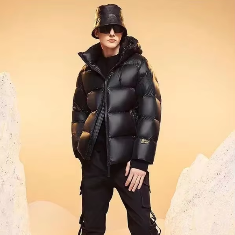 Nordlux - Daunenjacke Herren Wasserabweisend Winterjacke Kapuze Gefüttert