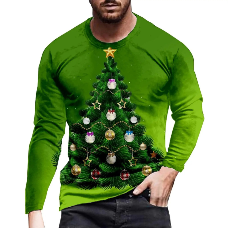 Warmmas - Weihnachtspullover mit Weihnachtsmann-Motiv – Festlich & Bequem