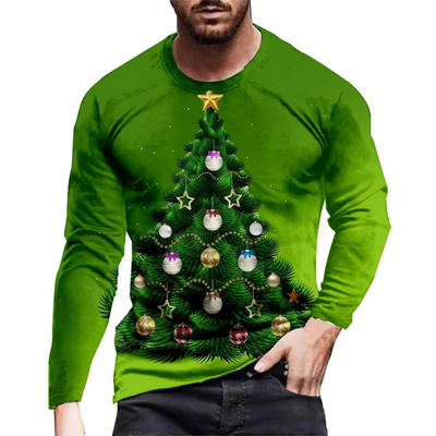 Warmmas - Weihnachtspullover mit Weihnachtsmann-Motiv – Festlich & Bequem