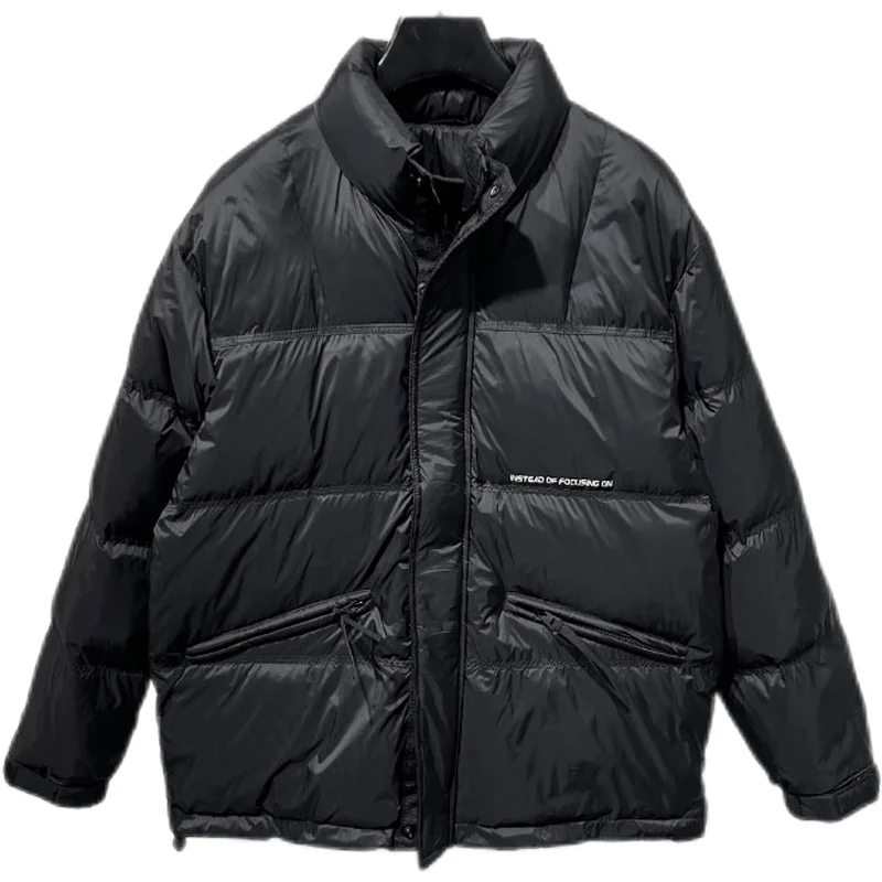 Grauarm - Daunenjacke Herren Lang Warm Gefüttert Wintermantel Mit Kapuze