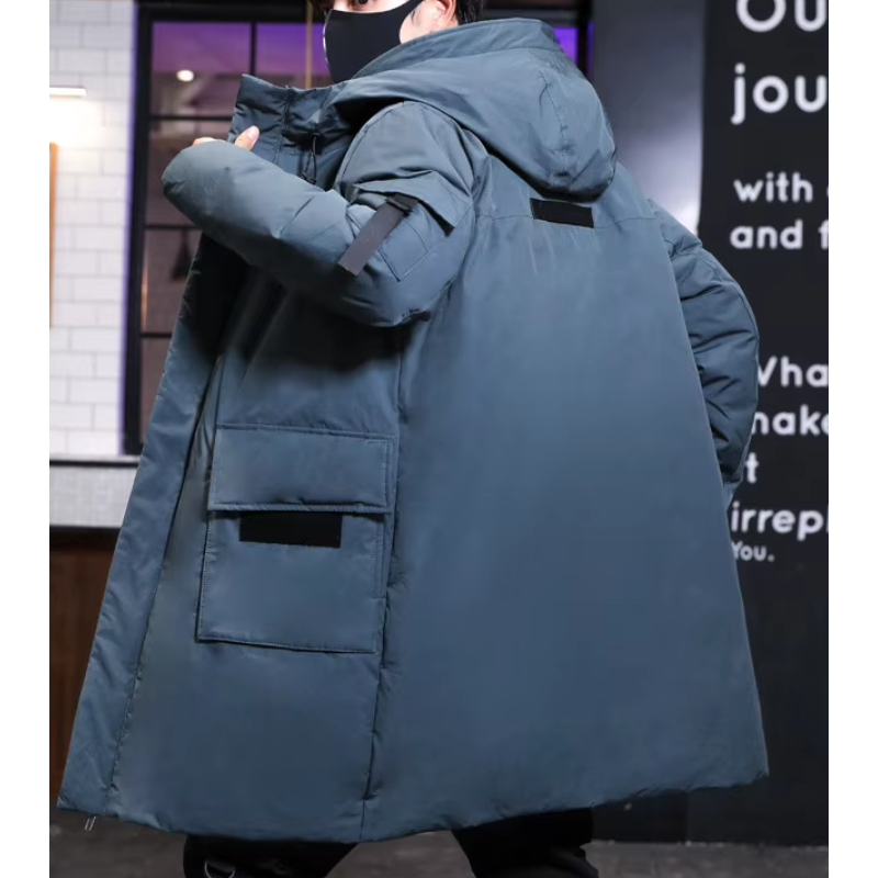 Ruhigak - Parka Winterjacke Herren – Winddicht, Warm Gefüttert, Mit Kapuze