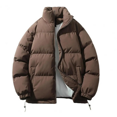 Mantler - Pufferjacke Herren Leicht Gefüttert Mit Kapuze Reißverschlussjacke