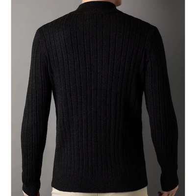 Mantzip - Eleganter Pullover mit Reißverschluss Herren – Perfekt für Büro & Freizeit