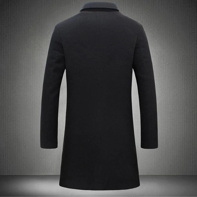 Branden - Mantel Jacke Herren Klassischer Wollmantel Lang Elegant