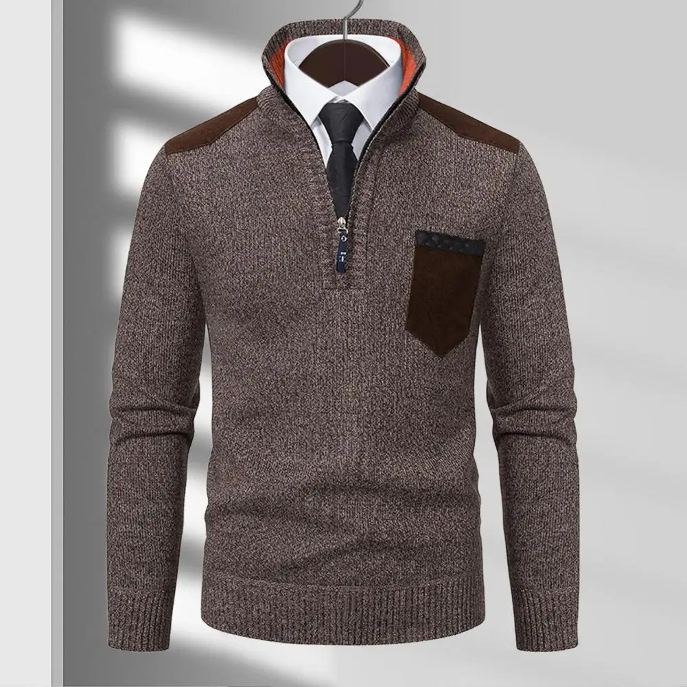 Nordman - Eleganter Pullover mit Reißverschluss Herren – Perfekt für Büro & Freizeit