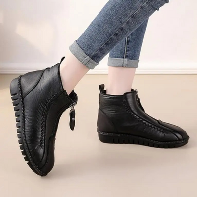 Wintrix - Damen Winterstiefel mit Reißverschluss und weichem Warmfutter