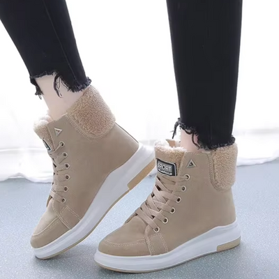 Glovida - Damen Winterstiefel mit Warmfutter und sportlichem Sneaker-Design