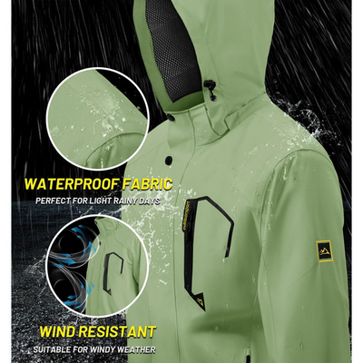 Arkturo - Wasserdichter Wintermantel Männer – Thermo Fleece, Winddicht, Outdoor