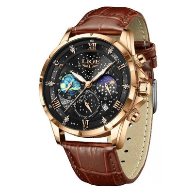 ELEGANTE MONDPHASENUHR