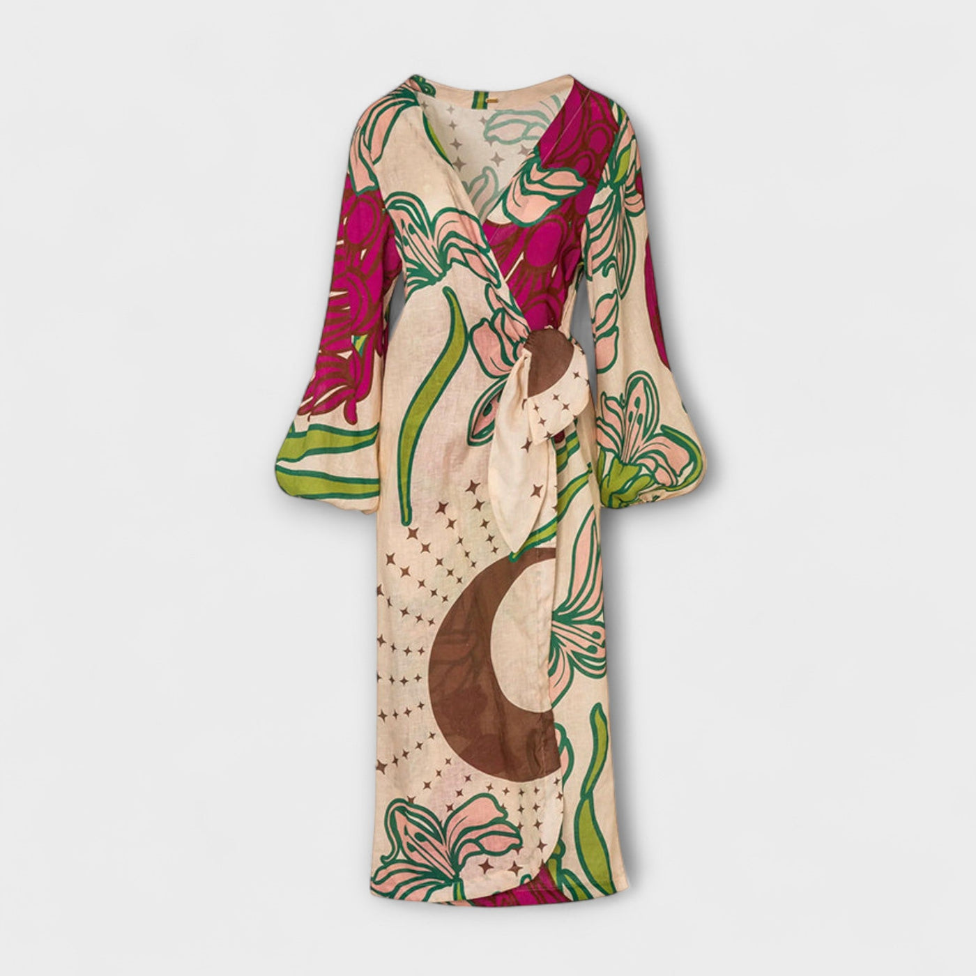 Tracey - Maxikleid mit Taillengürtel