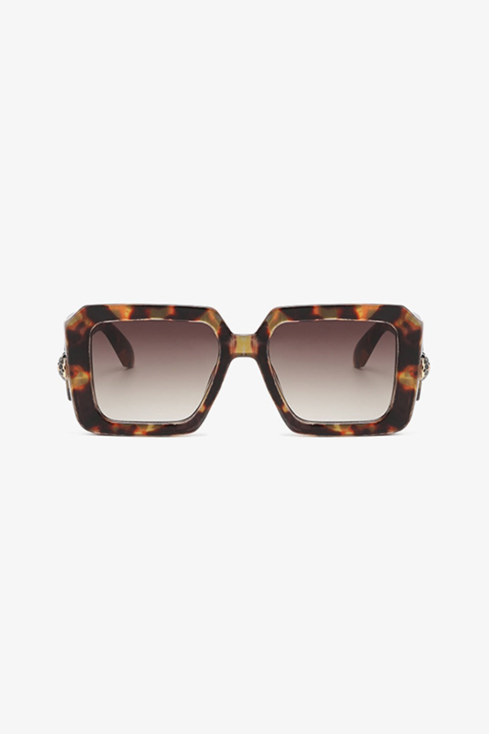Modische Square-Sonnenbrille mit Polycarbonatgestell