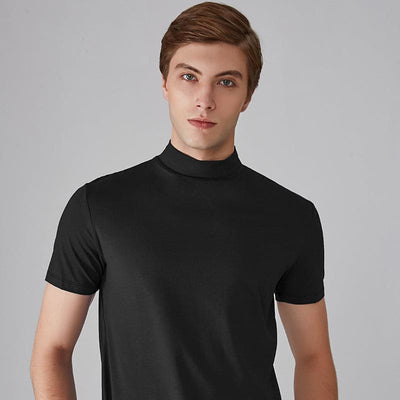 Vihaan | Hochgeschlossenes Slim-Fit-T-Shirt für Herren