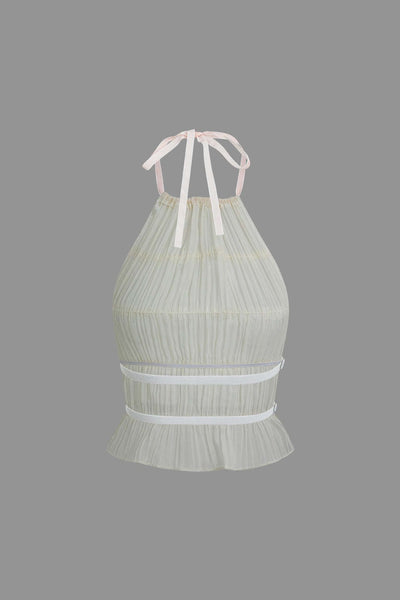 Elise | Romantisches Zweiteiler-Set mit Plissee-Top & Maxirock