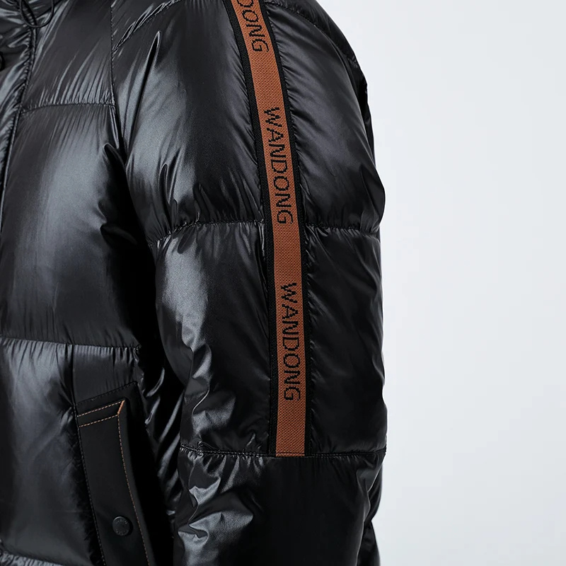 Altwarm - Daunenjacke Herren Winddicht Wasserabweisend Mit Kapuze Übergangsjacke