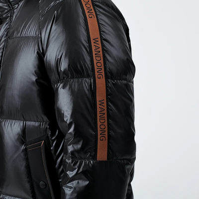 Altwarm - Daunenjacke Herren Winddicht Wasserabweisend Mit Kapuze Übergangsjacke