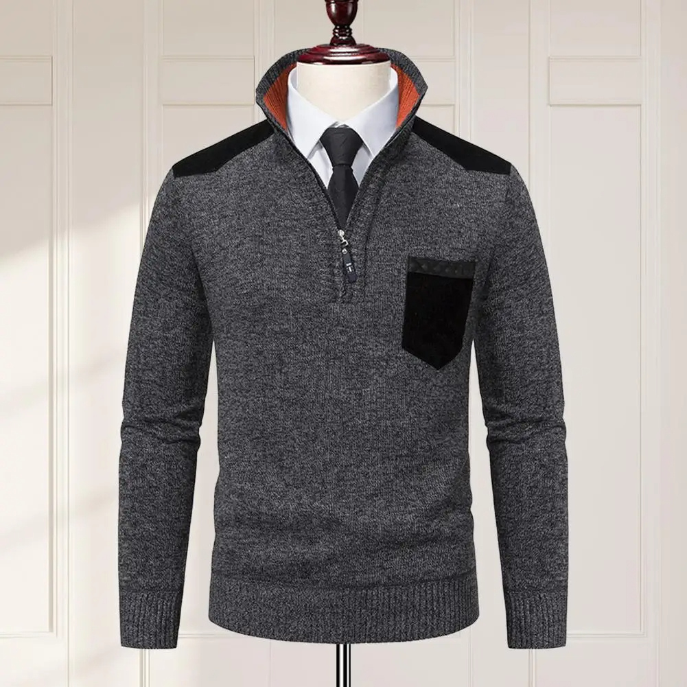Nordman - Eleganter Pullover mit Reißverschluss Herren – Perfekt für Büro & Freizeit