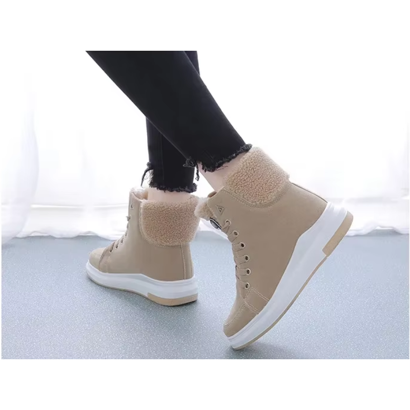 Glovida - Damen Winterstiefel mit Warmfutter und sportlichem Sneaker-Design