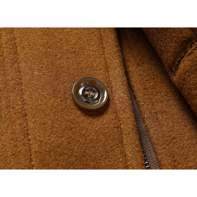 Nordalt - Langer Mantel Herren Warm Gefüttert Mit Stehkragen Winterjacke