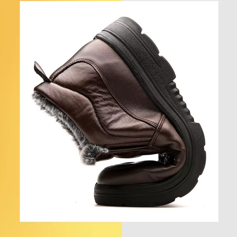 Snowina - Herren Winterstiefel mit Warmfutter und rutschfester Sohle