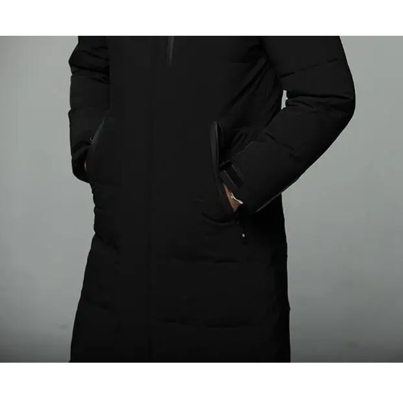 Strammk - Parka Winterjacke Herren – Warm Gefüttert, Winddicht, Mit Kapuze